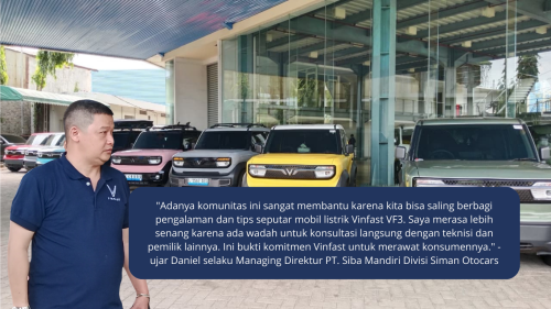 Sebuah komunitas resmi akan segera dibentuk dengan dukungan penuh dari dealer terkemuka, yaitu Vinfast Siba Sidoarjo – Sungkono dan Vinfast Wiyung