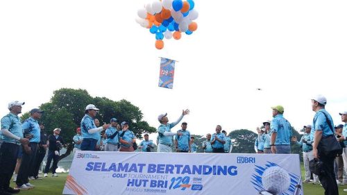 BRI RO Surabaya Gelar Turnamen Golf Bersama Nasabah dan Mitra Bisnis