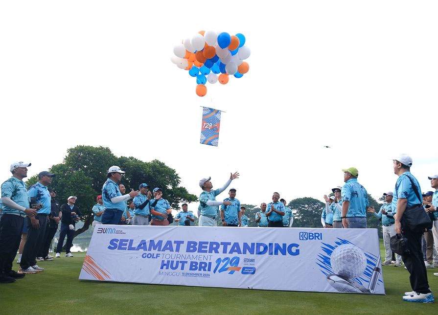 BRI RO Surabaya Gelar Turnamen Golf Bersama Nasabah dan Mitra Bisnis