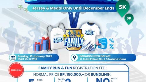 Family Run & Fun Sekolah Citra Berkat Surabaya
