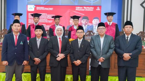 Beasiswa LPPD Pemprov Jatim Lahirkan Tiga Doktor Pertama dari Kalangan Pesantren , Khofifah: Kuatkan SDM Pesantren Menyongsong Indonesia Emas 2045
