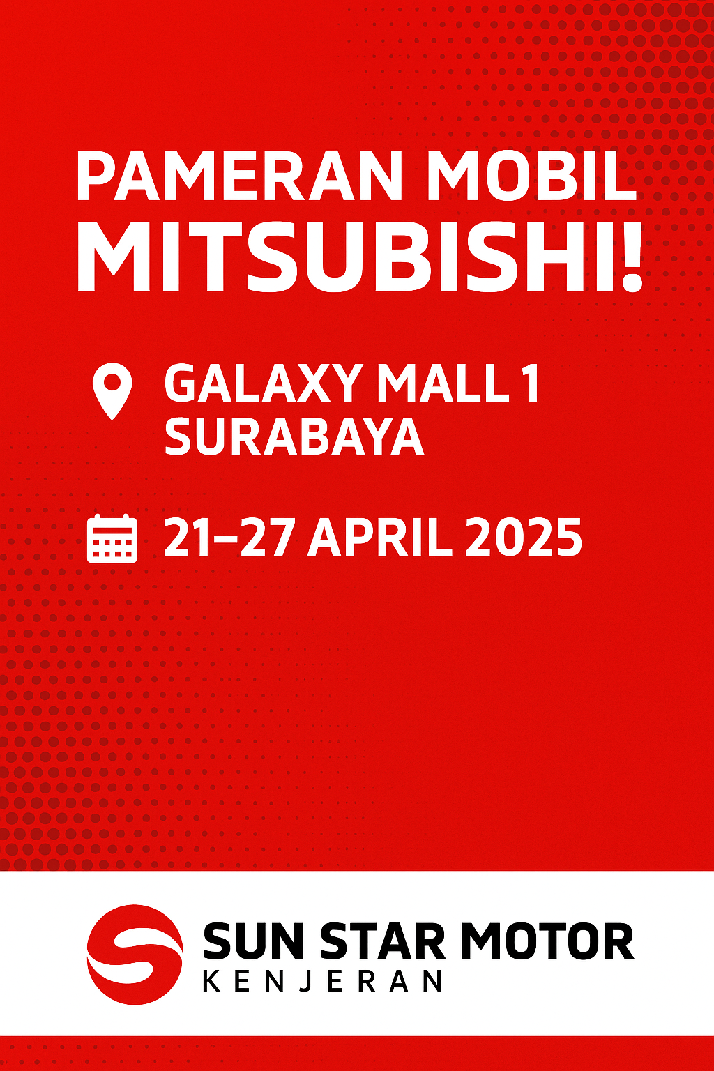 Pameran Mobil di Galaxy Mall Surabaya hari ini