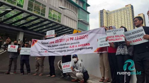 demo Apartemen Bale Hinggil