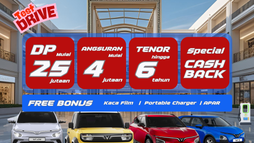 Pameran Mobil Listrik Vinfast di Pakuwon City Mall Surabaya