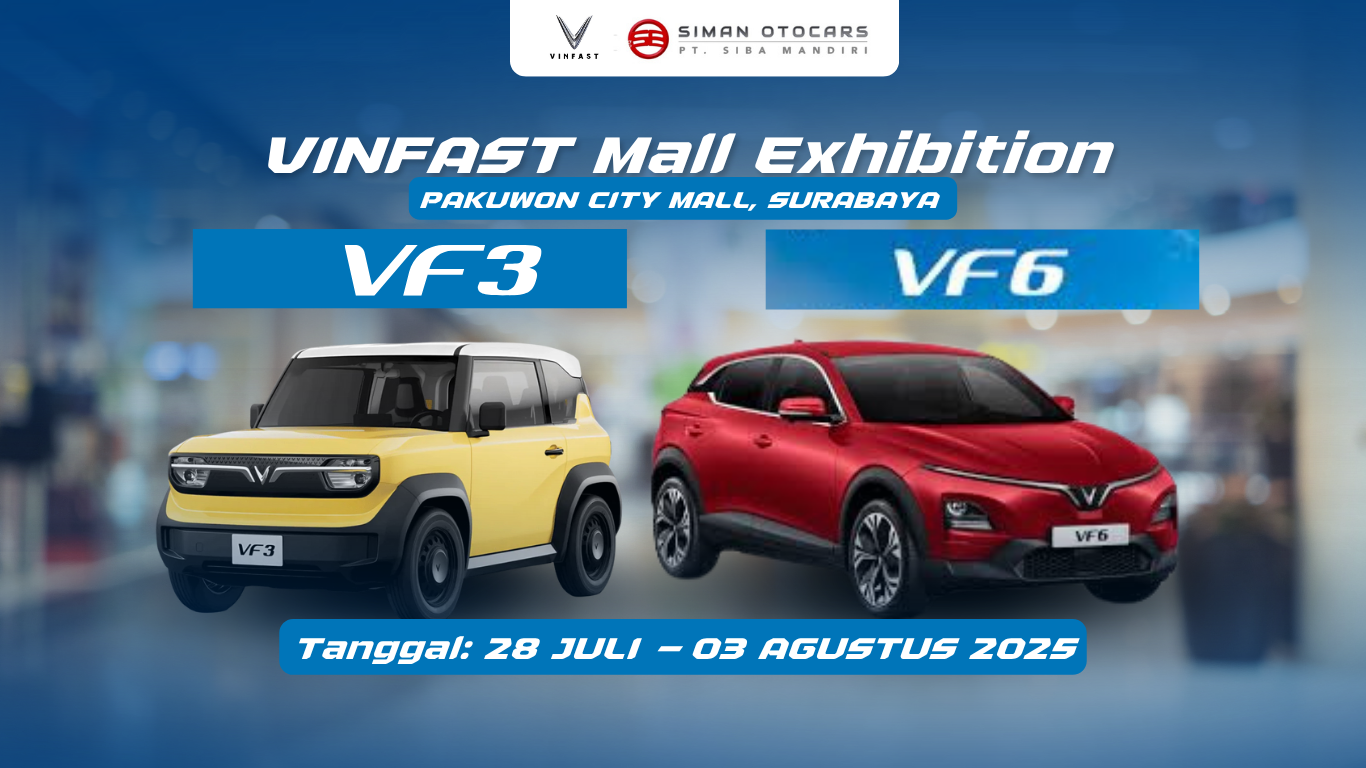 Pameran Mobil Listrik Vinfast di Pakuwon City Mall Surabaya