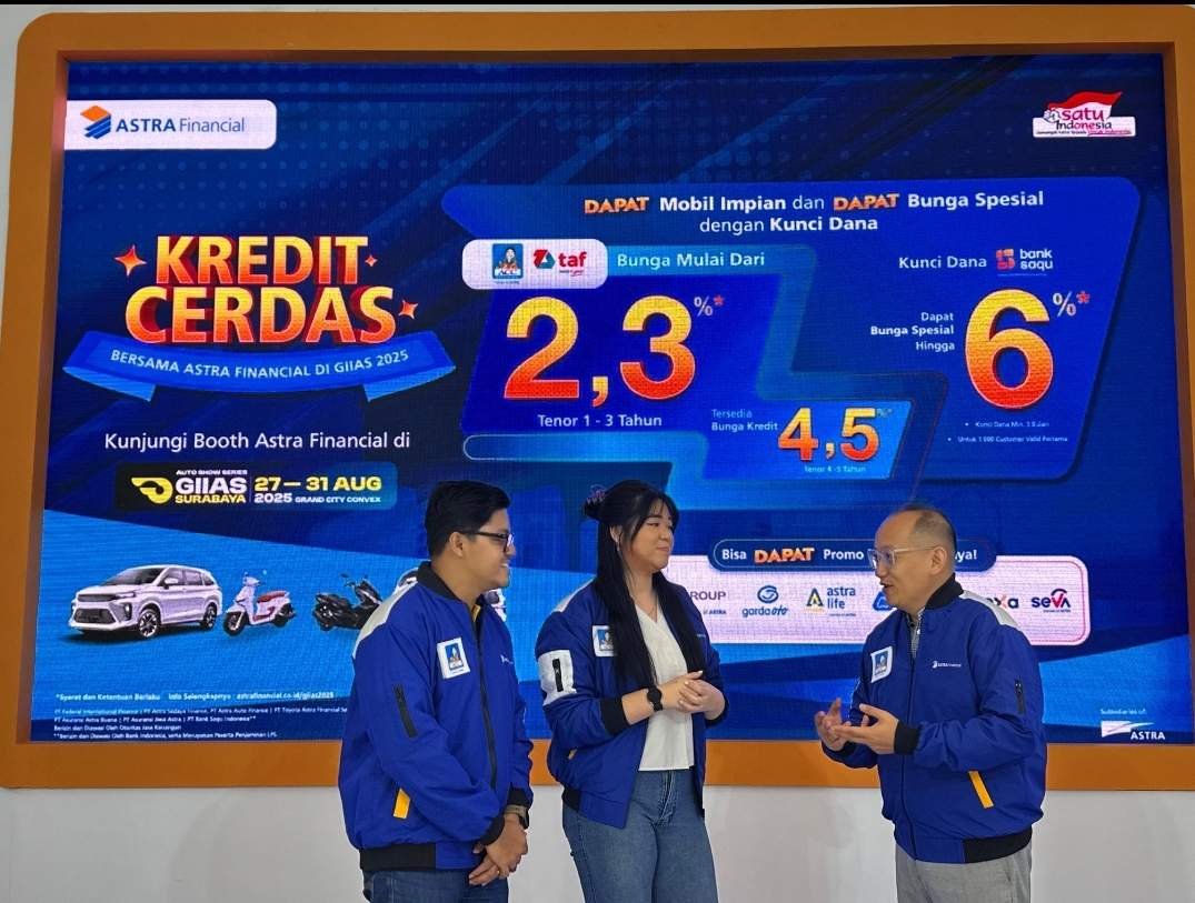 Astra Credit Companies (ACC), grup perusahaan pembiayaan, hadir di pameran otomotif Gaikindo Indonesia International Auto Show (GIIAS) Surabaya 2025
