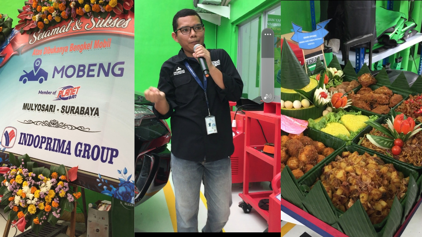 Mobeng, platform layanan servis mobil terintegrasi, resmi membuka cabang ke-25 yang berlokasi di Mulyosari, Surabaya, Jawa Timur.
