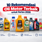 Rekomendasi untuk motor harian, termasuk contoh pilihan XTEN untuk Honda BeAT, Scoopy, Vario, Yamaha NMAX, Aerox, Fazzio, Suzuki Address/NEX, hingga motor kopling.