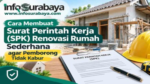 Cara Membuat Surat Perintah Kerja (SPK) Renovasi Rumah Sederhana agar Pemborong Tidak Kabur