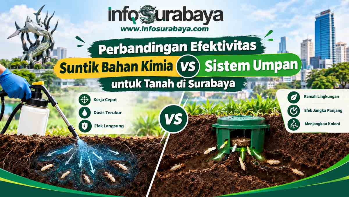 Perbandingan Efektivitas Suntik Bahan Kimia vs Sistem Umpan untuk Tanah di Surabaya