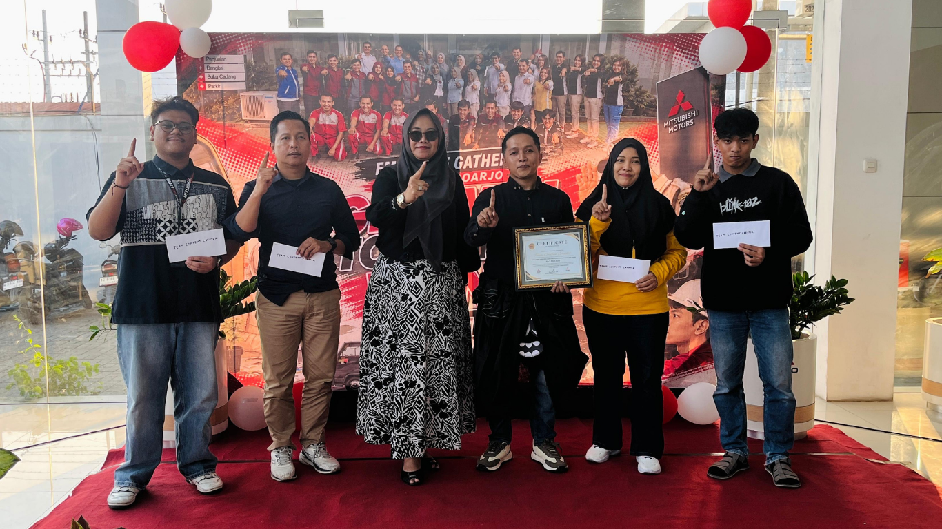 Team kreatif DIPO Sidoarjo berhasil memenangkan juara satu Video Contest "DIPO Juara" Nasional