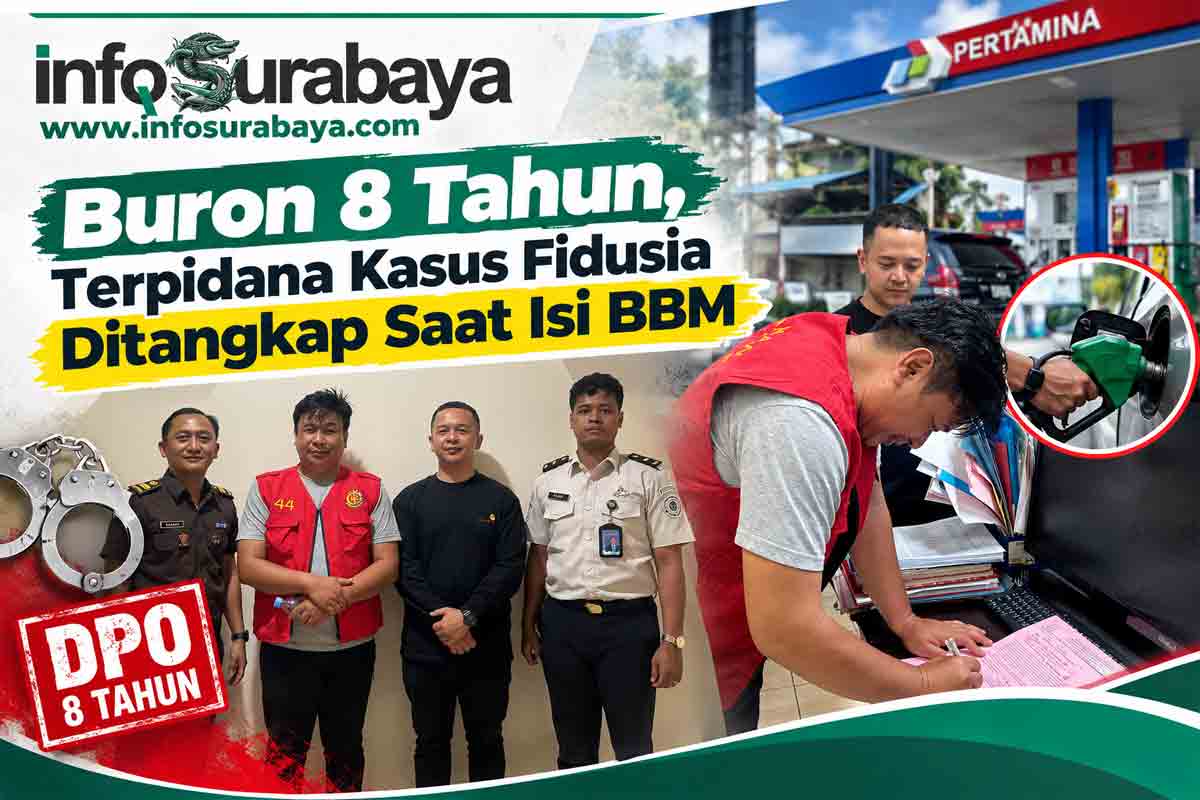 Buron 8 Tahun, Terpidana Kasus Fidusia Ditangkap Saat Isi BBM