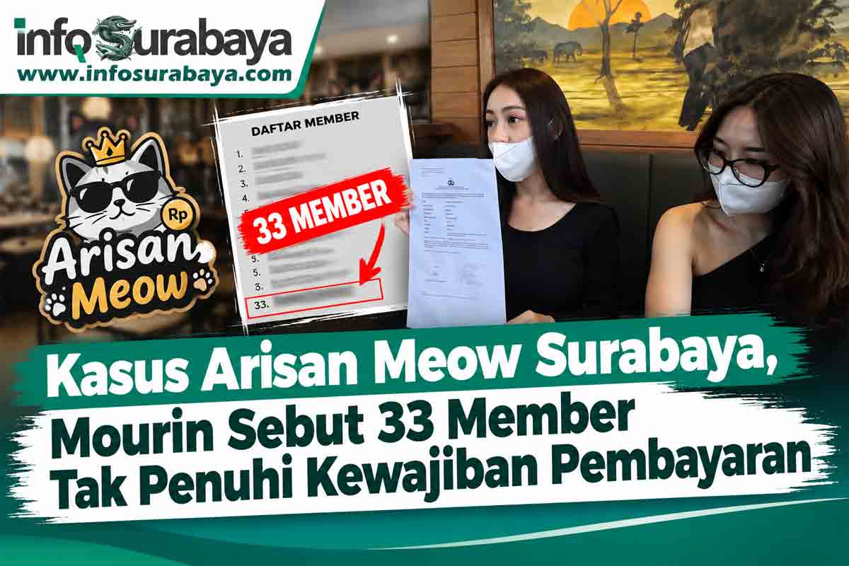 Kasus Arisan Meow Surabaya, Mourin Sebut 33 Member Tak Penuhi Kewajiban Pembayaran