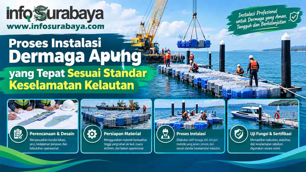 Proses Instalasi Dermaga Apung yang Tepat Sesuai Standar Keselamatan Kelautan