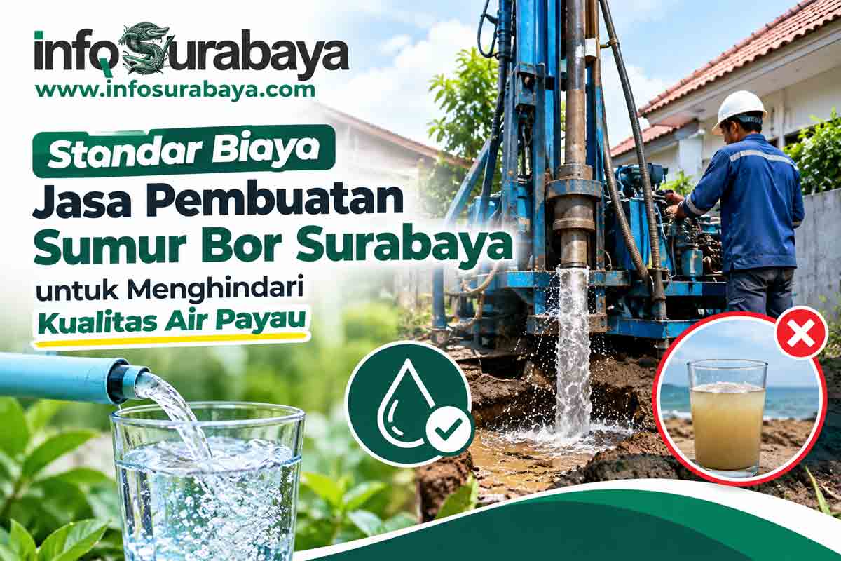 Standar Biaya Jasa Pembuatan Sumur Bor Surabaya untuk Menghindari Kualitas Air Payau